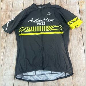 Sugoi Sutton Bay Bikes Cycling  Custom Jersey Size XL